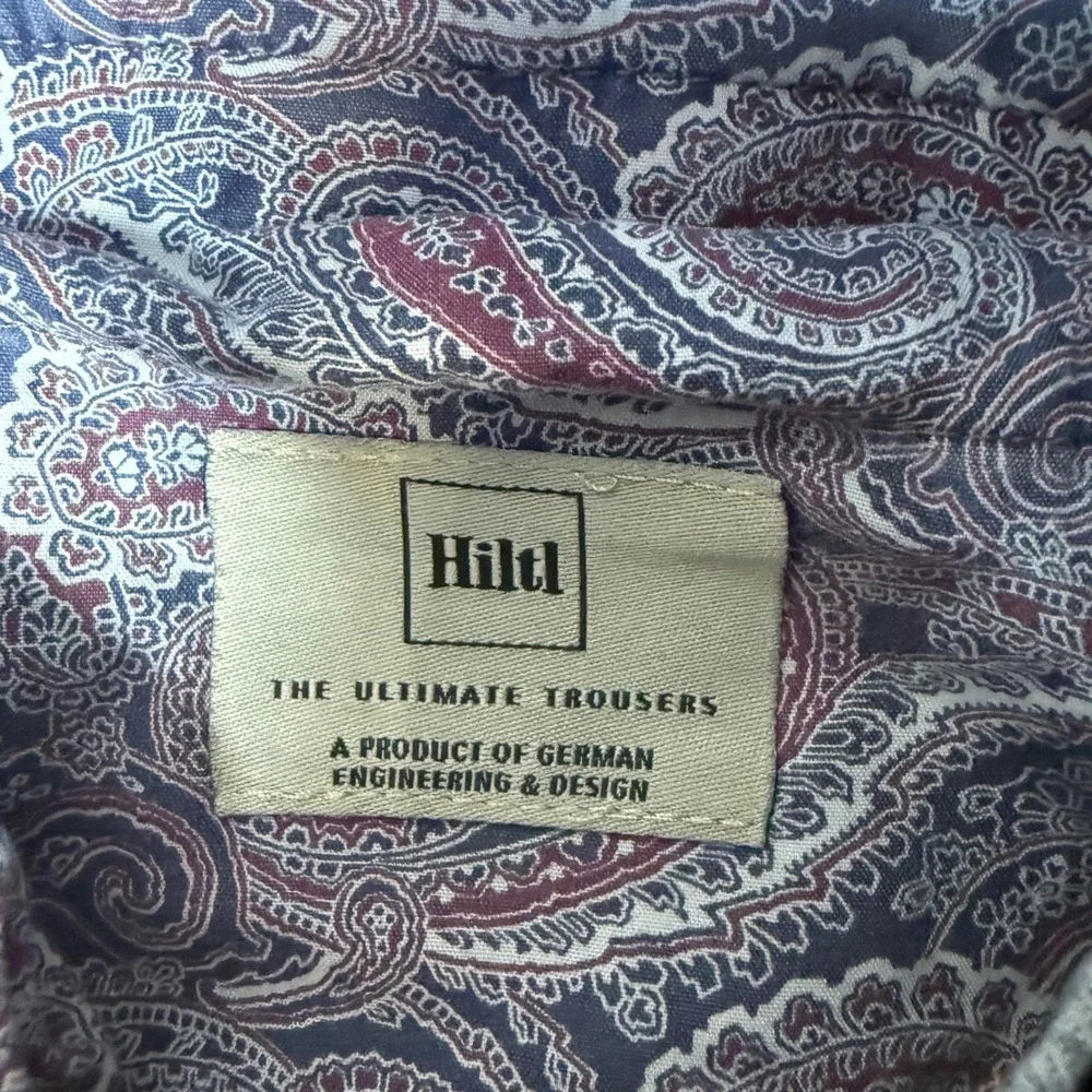 Hiltl Jeans Men 38 Blue Excellent Straight Leg Ultimate Trousers Denim